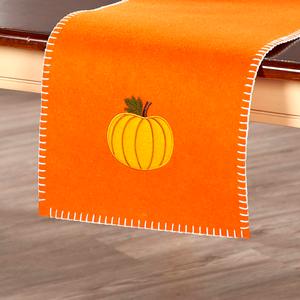 Felt Harvest Pumpkin Runner - 12x47