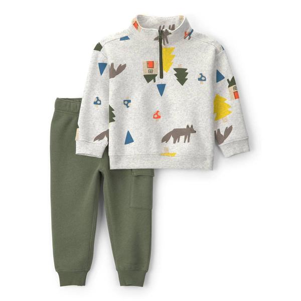 Toddler Boy Carter's(R) 2pc. Fox Fleece Pullover & Pants Set