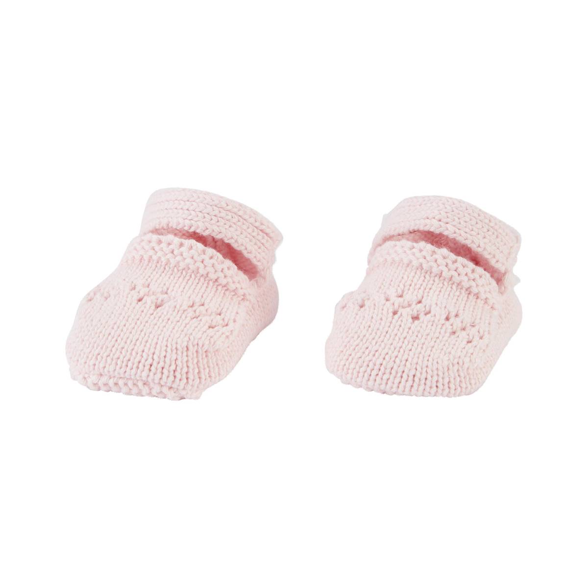 Baby Girl (NB) Carter's(R)  Mary Jane Knit Booties