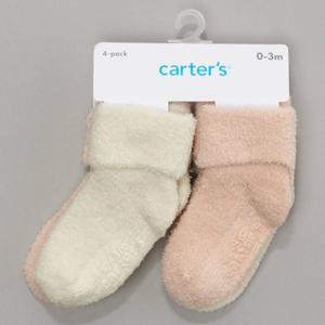 Baby Girl (NB-12M) Carter's(R) 4pk. Chenille Socks