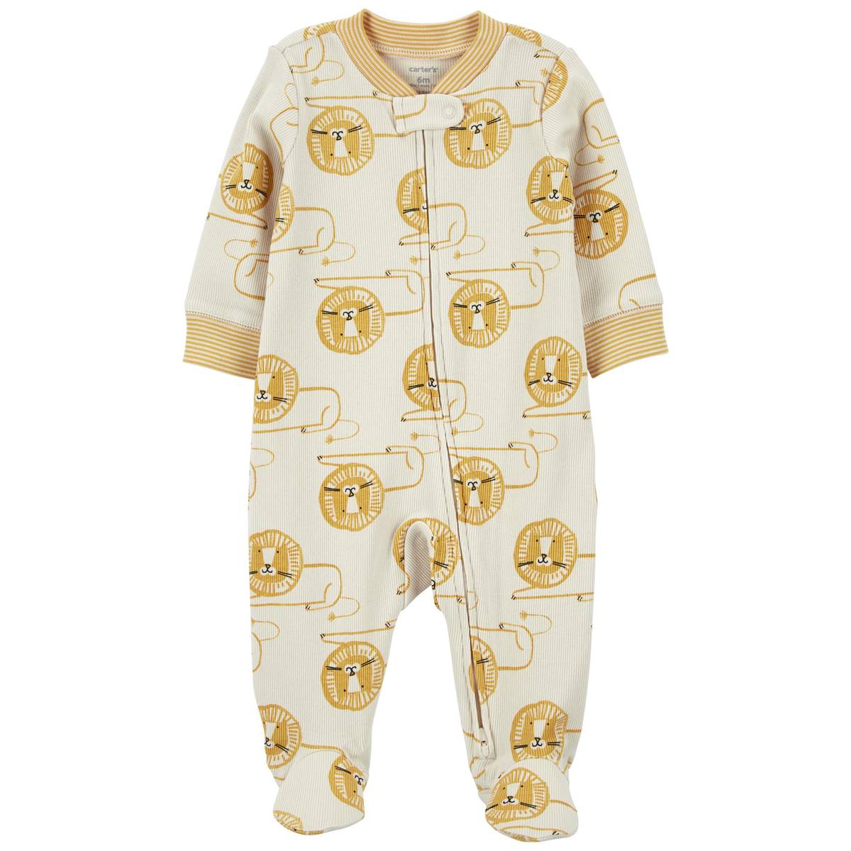 Baby Boy (NB-9M) Carter's(R) Lazy Lion Footie Pajamas