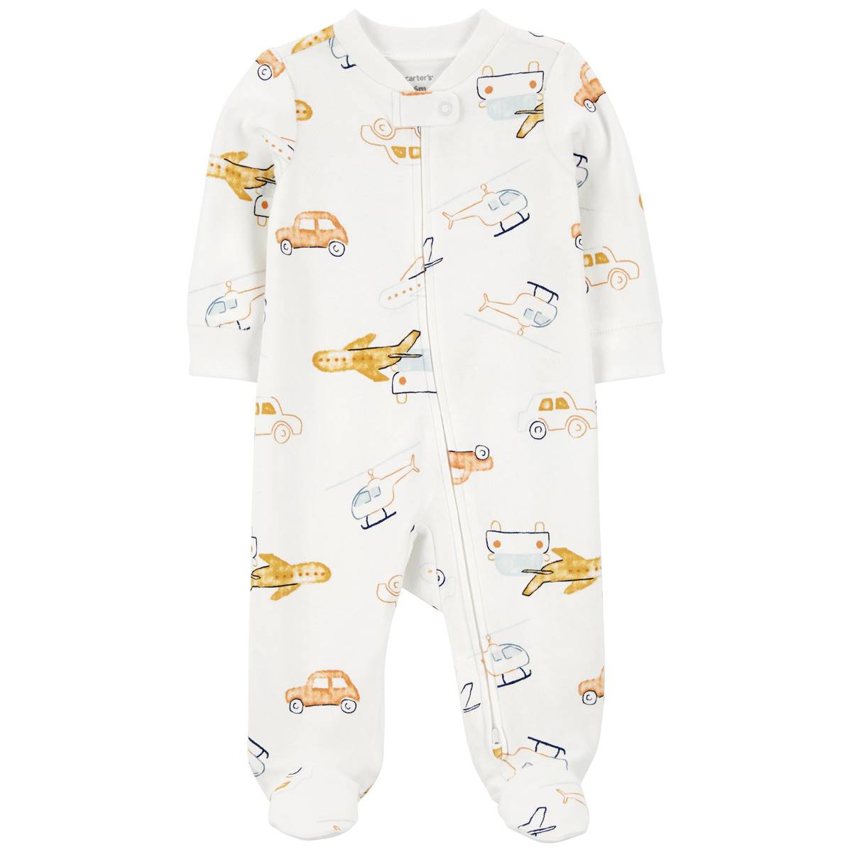 Baby Boy (NB-9M) Carter's(R) Travel Mode Footie Pajamas