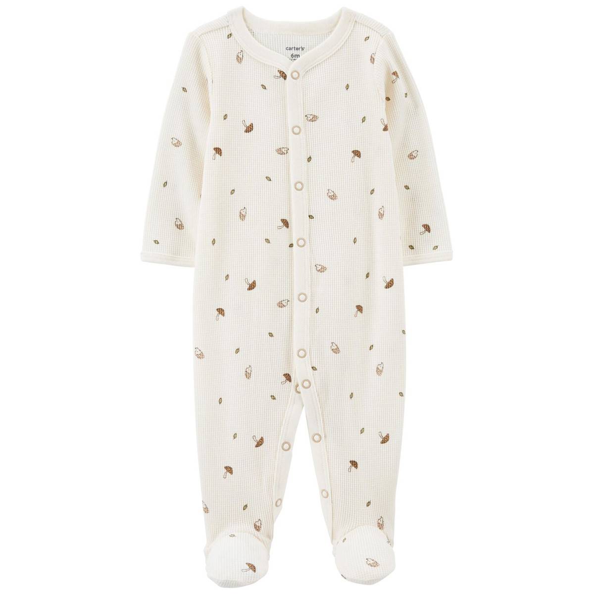 Baby Unisex (NB-9M) Carters(R) Silly Hedgehog Snap Footie Pajamas