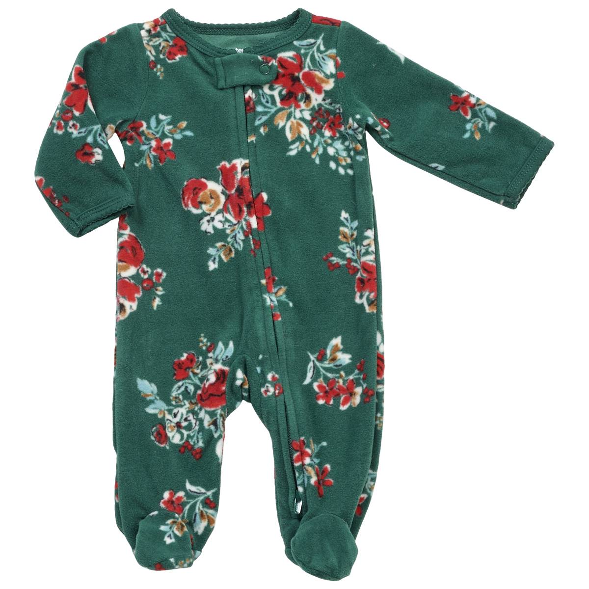 Baby Girl (NB-9M) Carters(R) 2-Way Zip Floral Sleep & Play Set