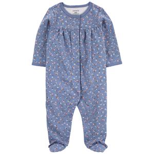 Baby Girl (NB-9M) Carter's(R) Ditsy Floral Ruffle Sleep & Play