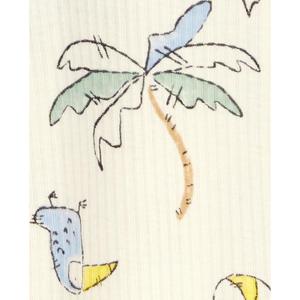 Baby Unisex (NB-9M) Carter's(R) Palm Tree Toucan Zip Sleeper alternate view
