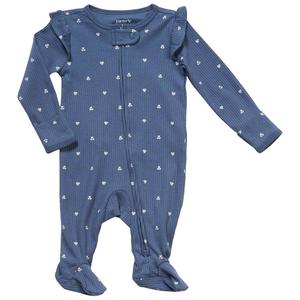Baby Girl (NB-9M) Carters(R) Tulip Ruffle Zip Footie Pajamas