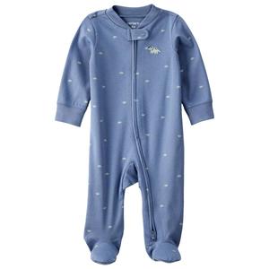 Baby Boy (NB-9M) Carter's(R) Triceratops Embroidered Sleeper