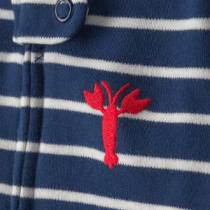 Baby Boy (NB-9M) Carter's(R) Lobster Stripe Footie Pajamas alternate view