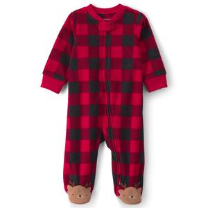 Baby Unisex (NB-9M) Carter's(R) Buffalo Check Sleep & Play Pajamas