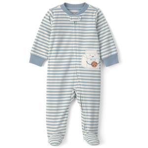 Baby Unisex (NB-9M) Carter's(R) Milk & Cookies Striped Pajamas alternate view