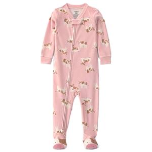 Baby Girl (12-24M) Carter's(R) Cow 2-Way Zip Sleeper alternate view