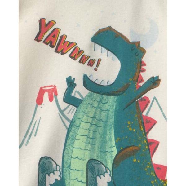 Toddler Boy Carter's(R) 4pc. Dino Yawn Pajama Set alternate view