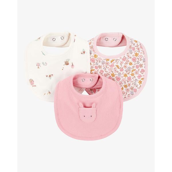 Baby Girl Carter's(R) 3pk. Home Grown Bibs