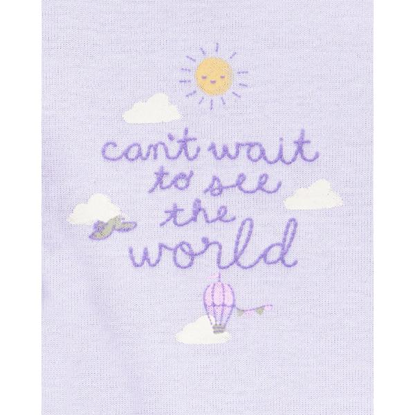Baby Girl (NB-12M) Carter's(R) See the World Balloon Cardigan Set alternate view