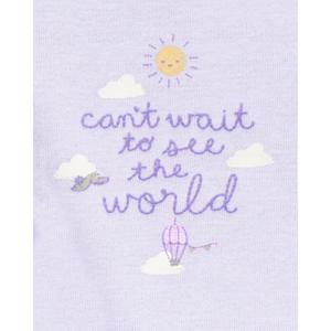Baby Girl (NB-12M) Carter's(R) See the World Balloon Cardigan Set alternate view