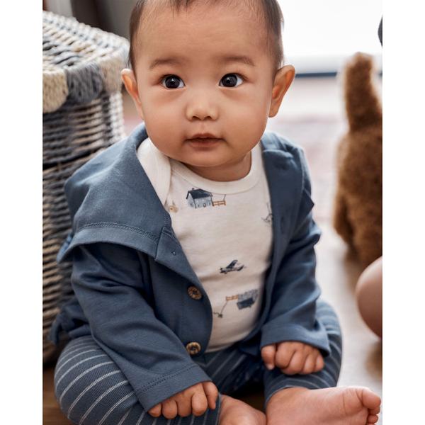 Baby Boy (NB-12M) Carter's(R) 3pc. Wild & Free Barn Cardigan Set