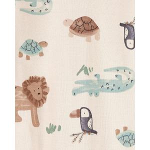 Baby Boy (NB-12M) Carter's(R) 2pk. Safari & Solid Jumpsuits alternate view