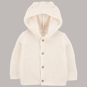 Baby Unisex (NB-12M) Carters(R) Solid Knit Cardigan with Ear Hood