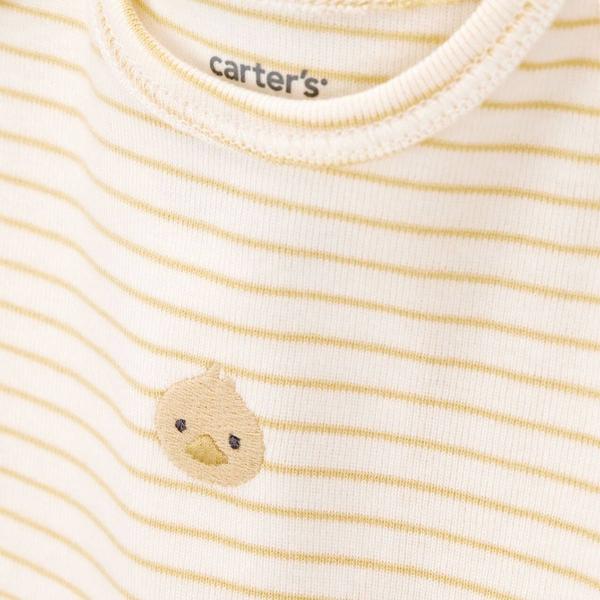 Baby Unisex (3-12M) Carters(R) 3pc. Duck & Stripe Cardigan Set alternate view