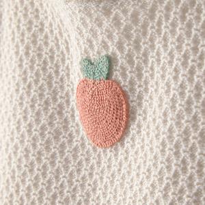 Baby Girl (NB-12M) Carter's(R) Peach App Crochet Top/Short Set alternate view