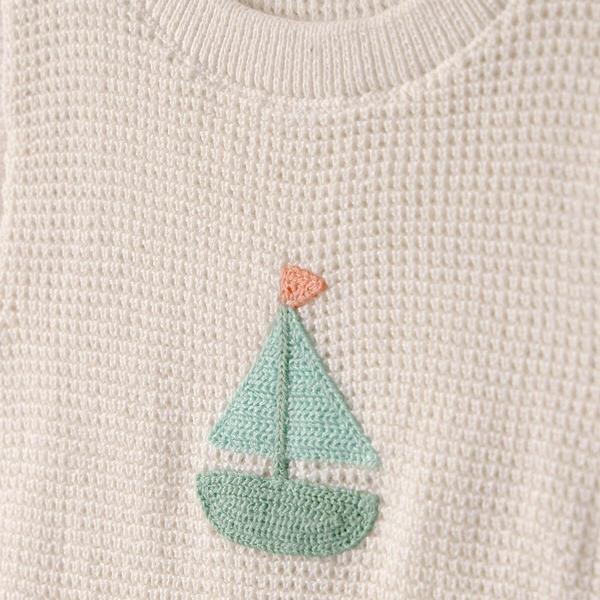 Baby Boy (NB-12M) Carter's(R) Sailboat Crochet Top & Shorts Set alternate view