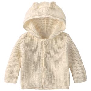 Baby Unisex (NB-12M) Carters(R) Solid Cardigan with Ear Hood