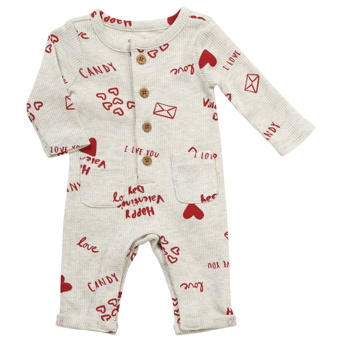 Baby Unisex (NB-9M) Carter's(R) Valentine's Jumpsuit
