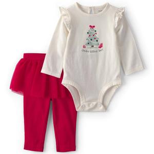 Baby Girl (3-18M) Carter's(R) Santa's Littlest Love Tutu Pants Set