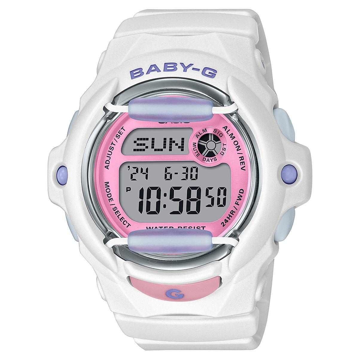 Womens G-Shock Baby-G White Watch - BG169PB-7