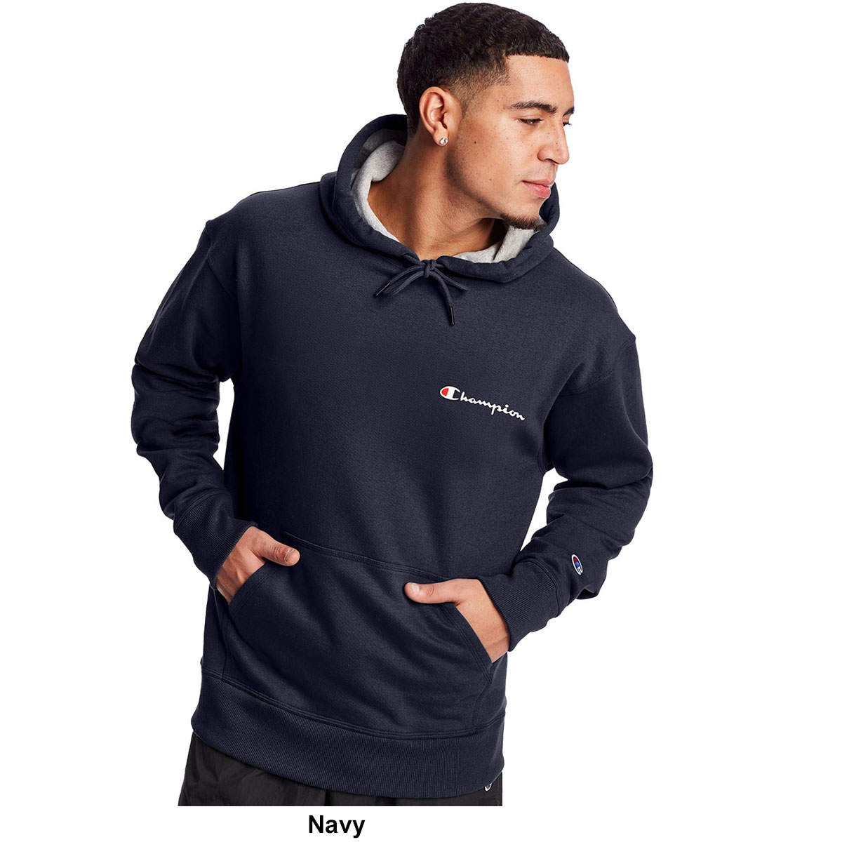 Mens Champion(R) Powerblend Graphic Hoodie