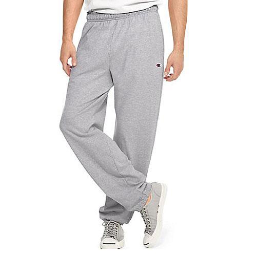 Mens Champion(R) Jersey Closed Bottom Active Sweatpants