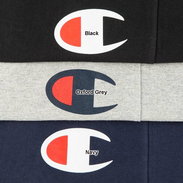 Mens Champion(R) Screened Logo Jersey Knit Active Shorts alternate view