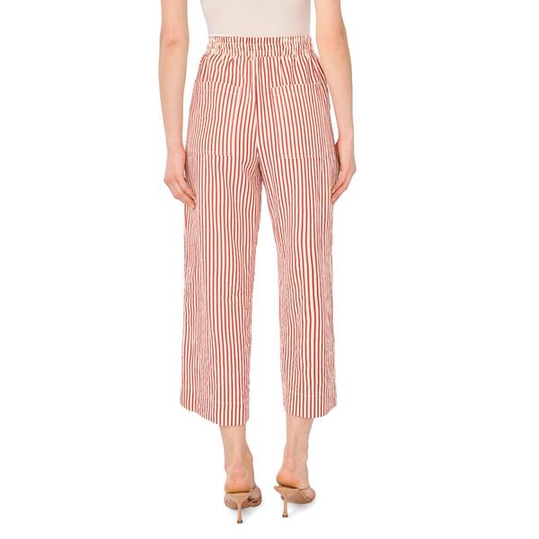 Womens Cece Pull On Stripe Cropped Wide Leg Pants alternate view