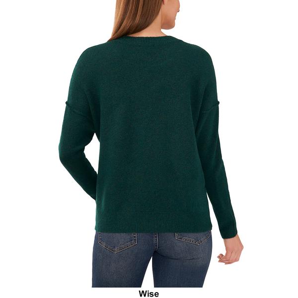 Womens Vince Camuto Solid Long Sleeve Crewneck Pullover alternate view