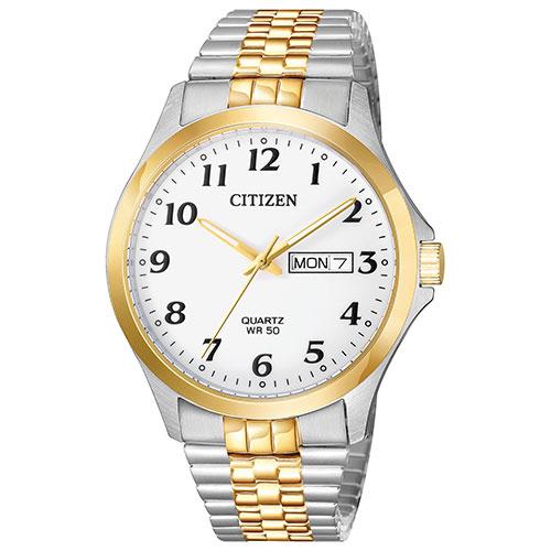 Mens Citizen(R) Quartz Two-Tone Watch - BF5004-93A