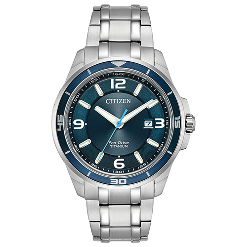 Mens Citizen(R) Eco-Drive Titanium Watch - BM6929-56L