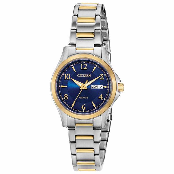 Womens Citizen(R) Two-Tone Steel Watch - EQ0595-55L
