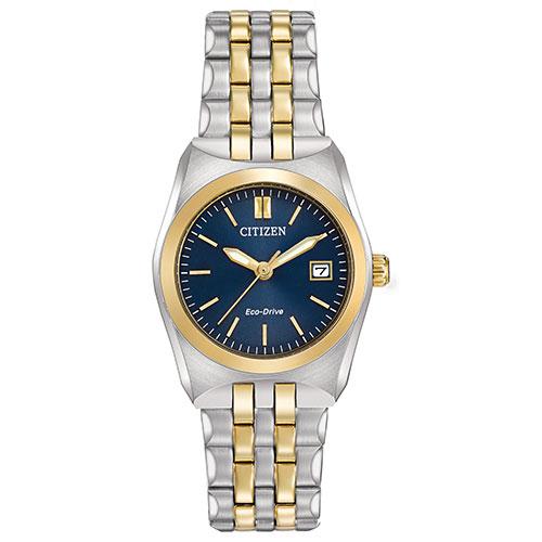 Womens Citizen(R) Corso Eco-Drive Two-Tone Watch - EW2294 53L