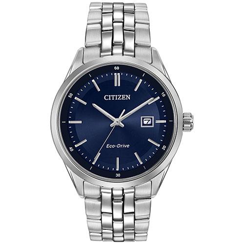 Mens Citizen(R) Addysen Blue Dial Bracelet Watch - BM7251-53L
