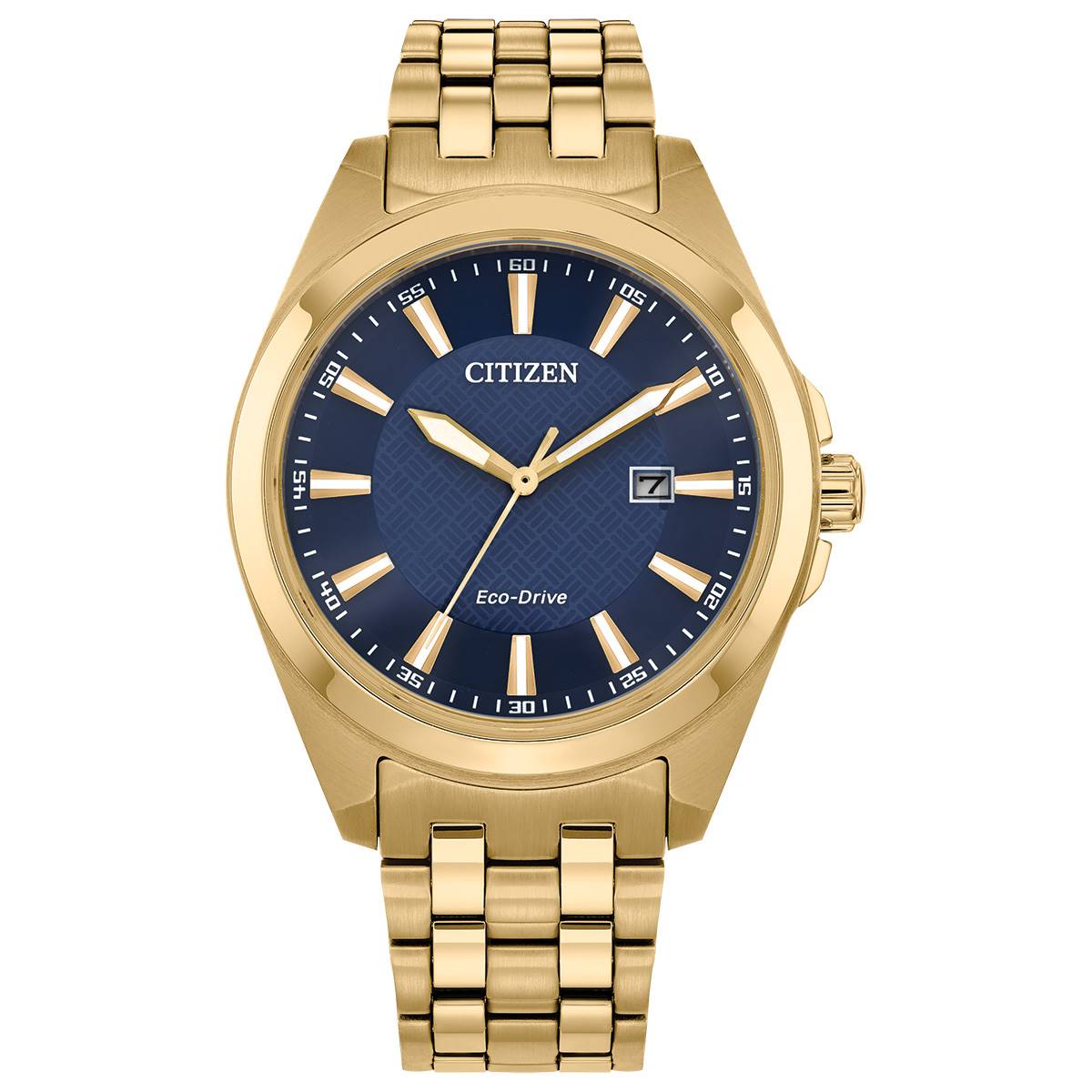 Mens Citizen(R) Peyten Blue Dial Bracelet Watch - BM7532-54L