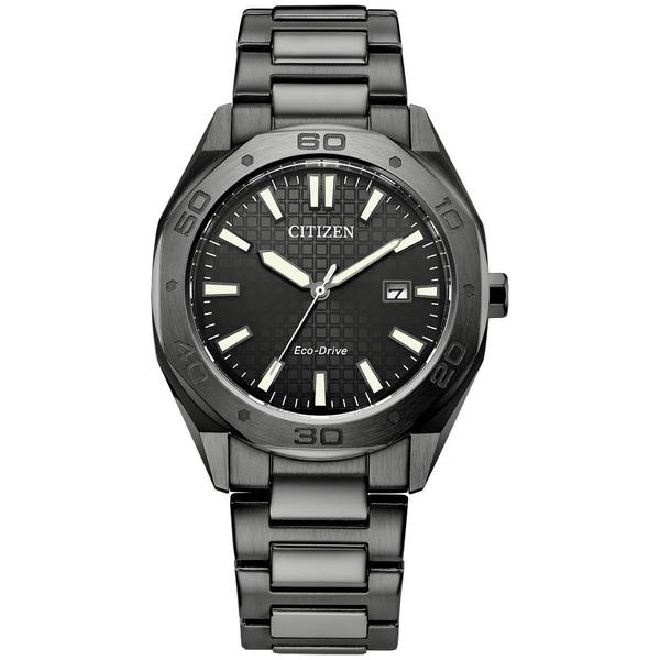 Mens Citizen(R) Odyn Grey Dial Bracelet Watch - BM7637-81H