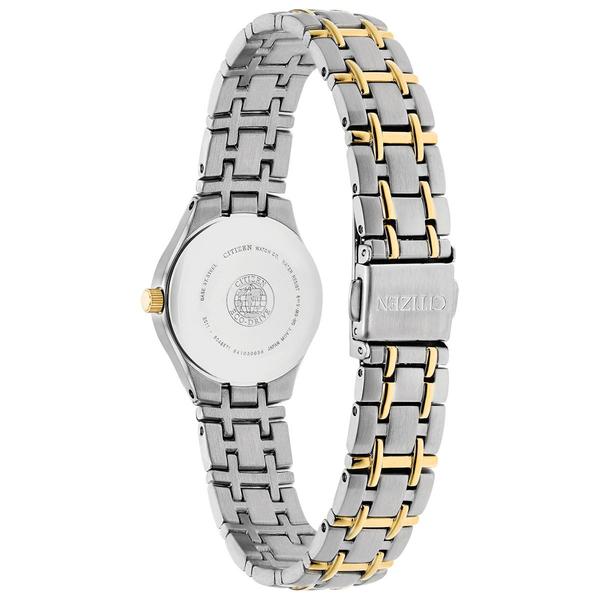 Womens Citizen(R) Classic White Dial Bracelet Watch - EW1264-50A alternate view
