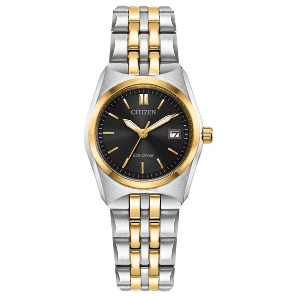 Womens Citizen(R) Corso Black Dial Bracelet Watch - EW2299-50E