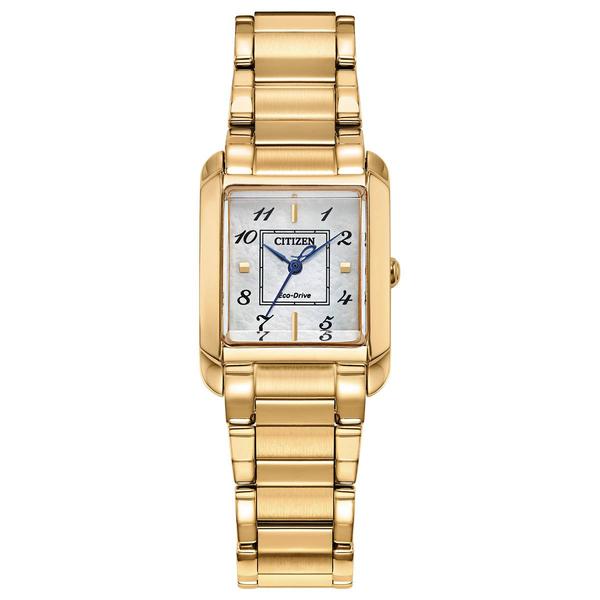 Womens Citizen(R) Bianca White Dial Bracelet Watch - EW5602-57D