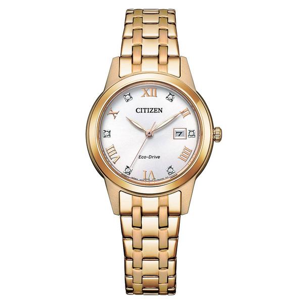 Womens Citizen(R) Eco-Drive Rose Gold-Tone Watch - FE1243-59A