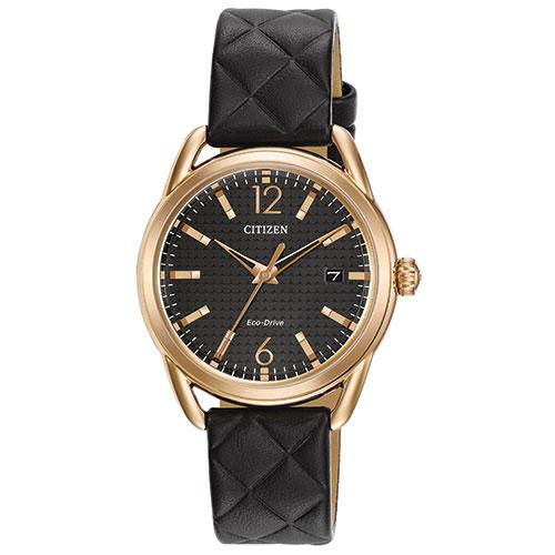 Womens Citizen(R) Classic Black Dial Watch - FE6083-13E