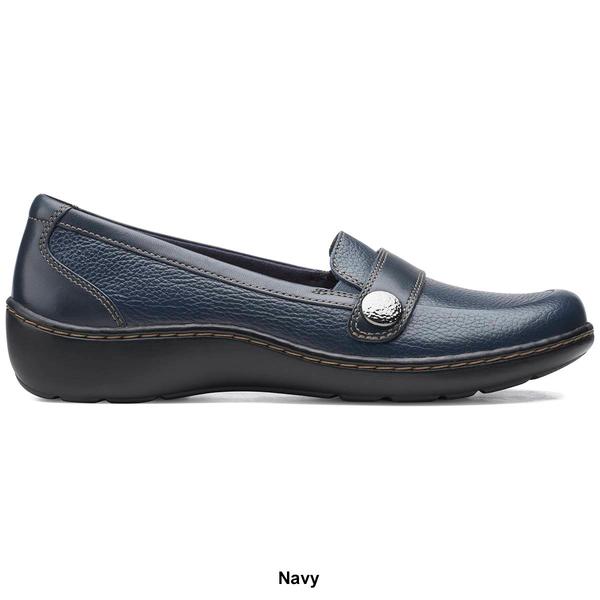 Womens Clarks(R) Cora Daisy Solid Loafers alternate view