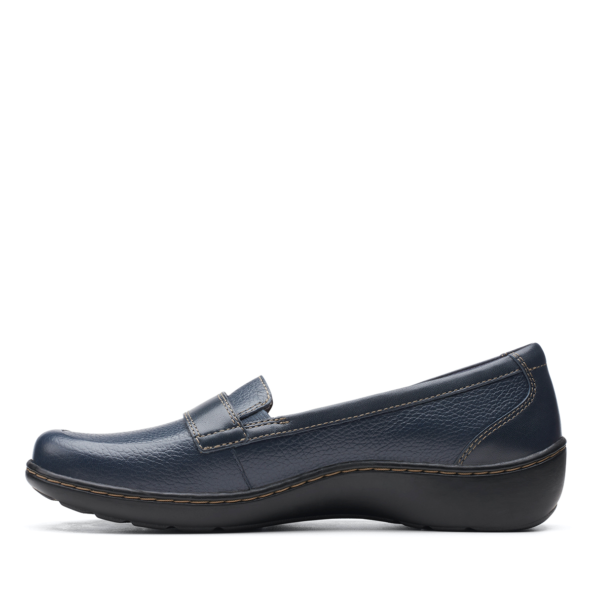 Womens Clarks(R) Cora Daisy Solid Loafers