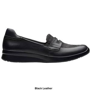 Womens Clarks(R) Ellowyn Penny Loafers alternate view